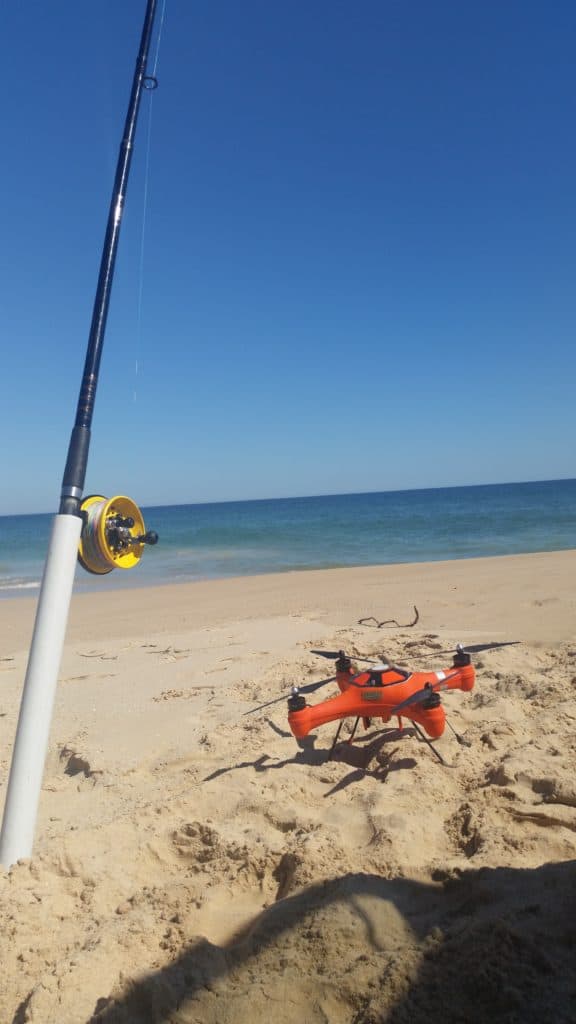 Drone Fishing Australian Camping