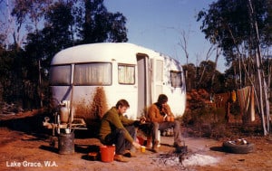 Old caravan